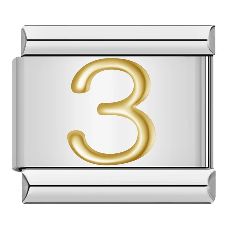 Number - Guld på Silver