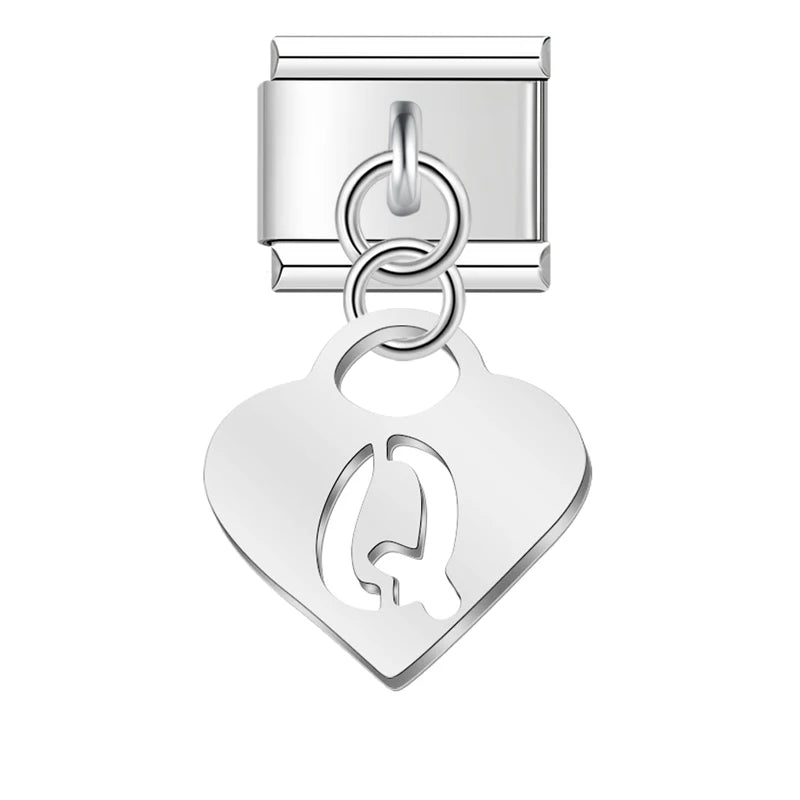 Bokstäver Silver-Hängande