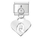 Bokstäver Silver-Hängande