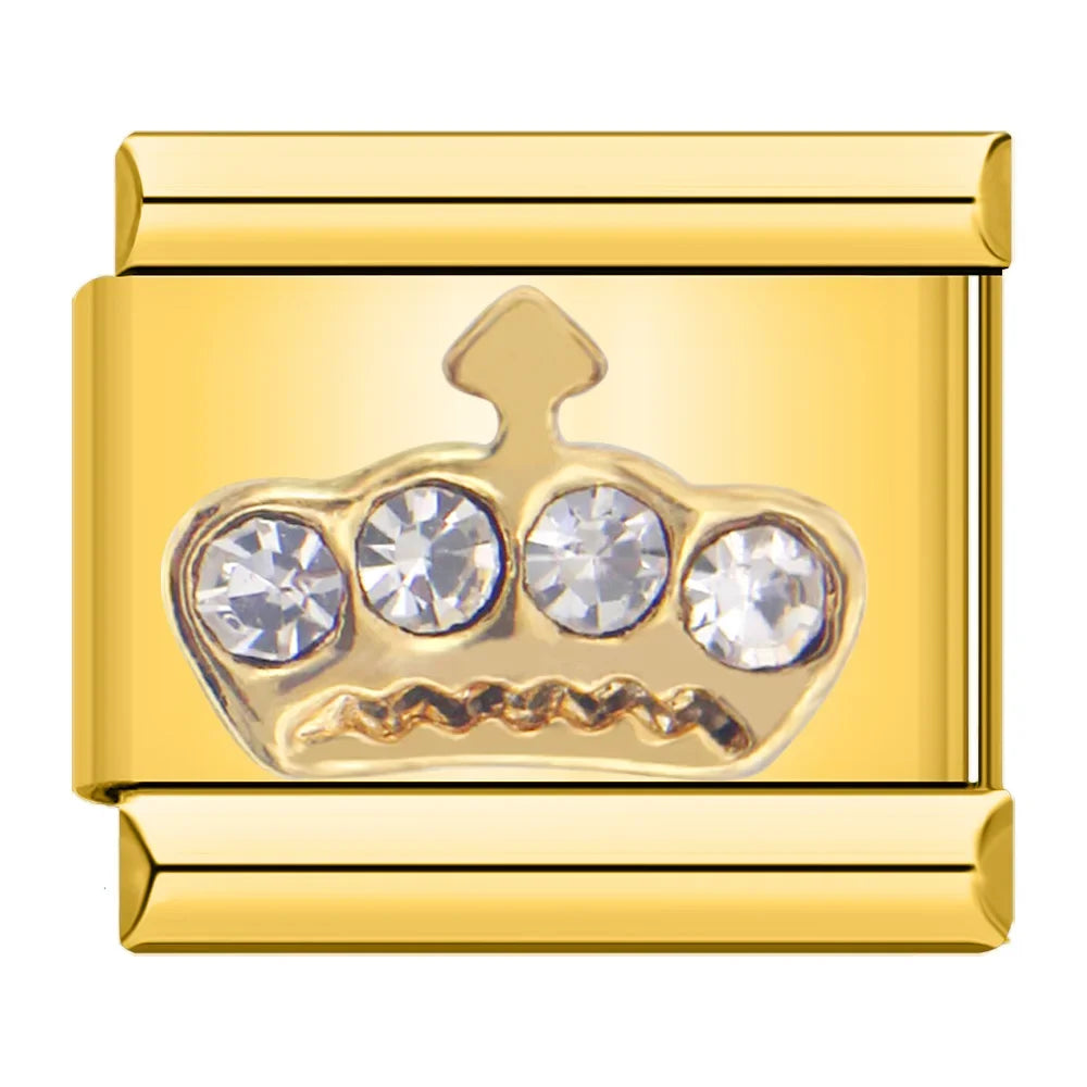 Crown Stones - Guld Silver