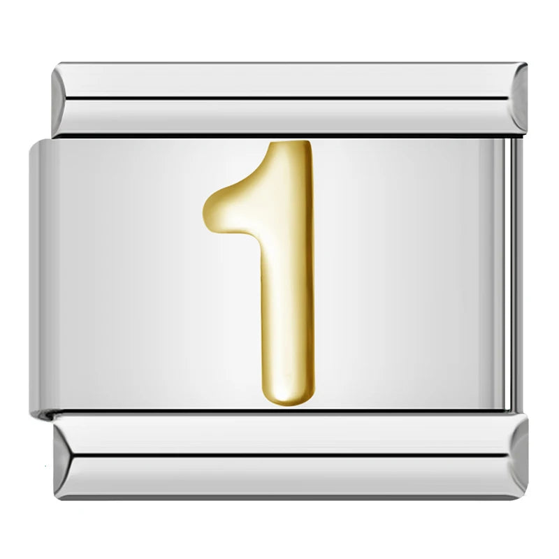 Number - Guld på Silver