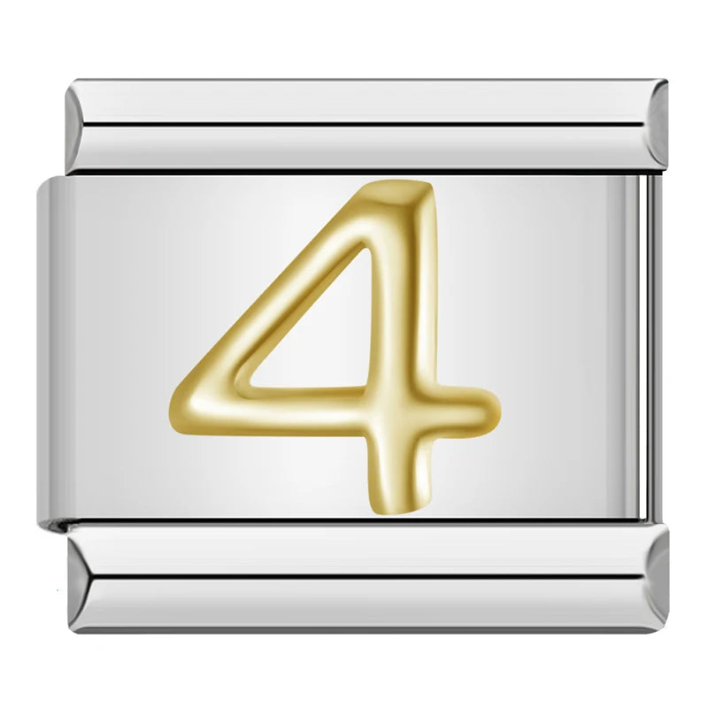 Number - Guld på Silver