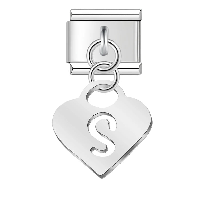 Bokstäver Silver-Hängande