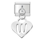 Bokstäver Silver-Hängande