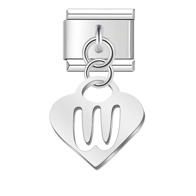 Bokstäver Silver-Hängande