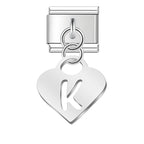 Bokstäver Silver-Hängande