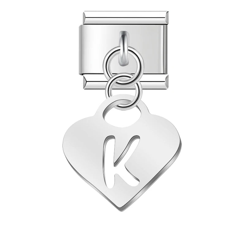 Bokstäver Silver-Hängande