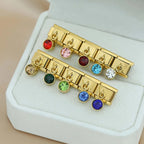 Month Stone Guld - hängande