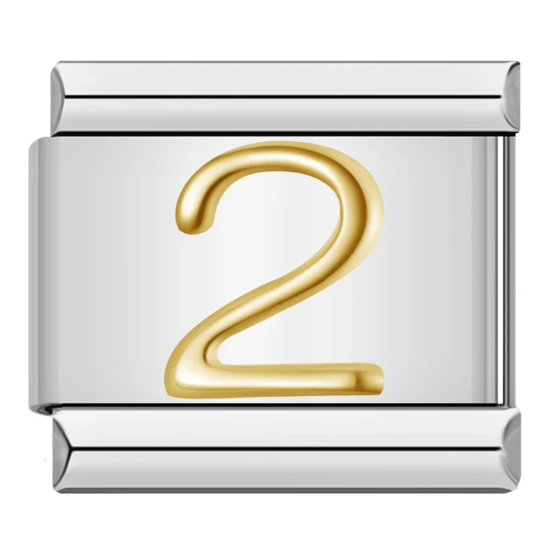 Number - Guld på Silver