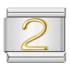 Number - Guld på Silver