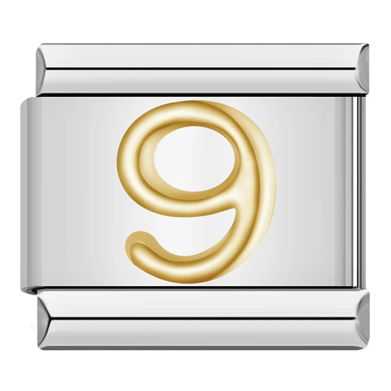 Number - Guld på Silver