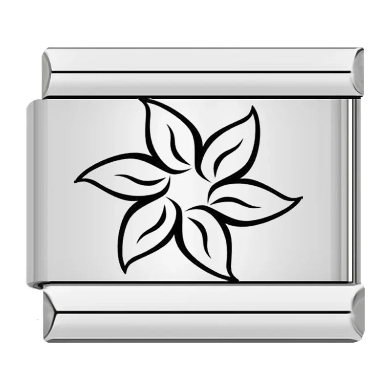 Laser Flower - Silver