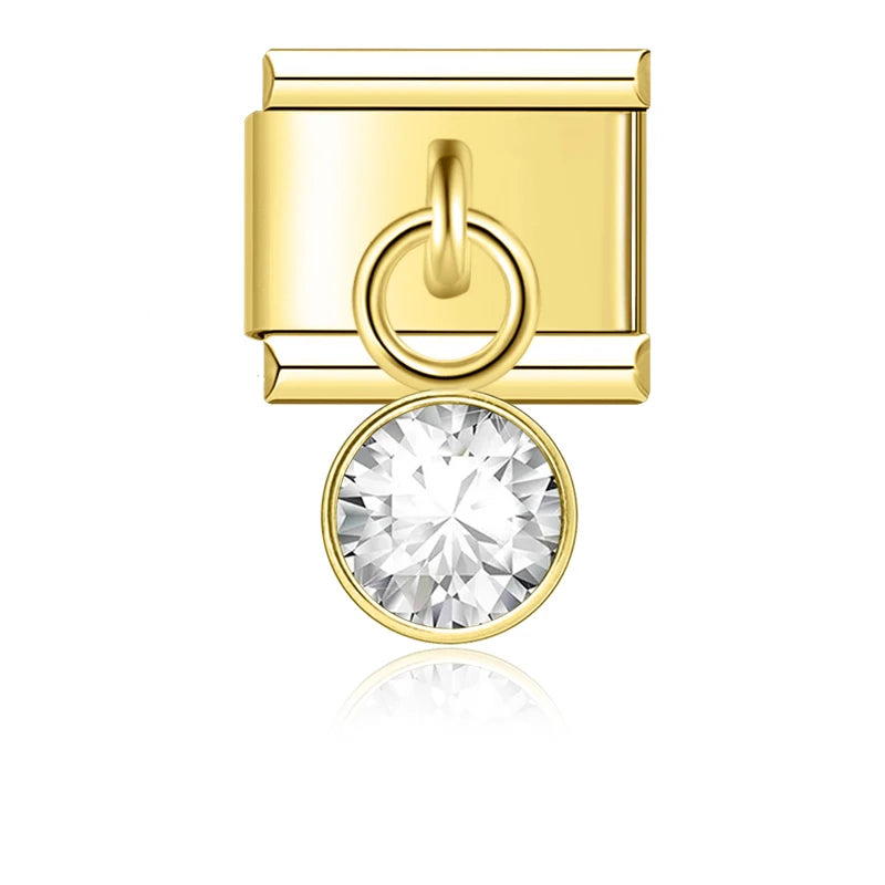 Month Stone Guld - hängande