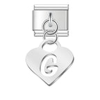 Bokstäver Silver-Hängande