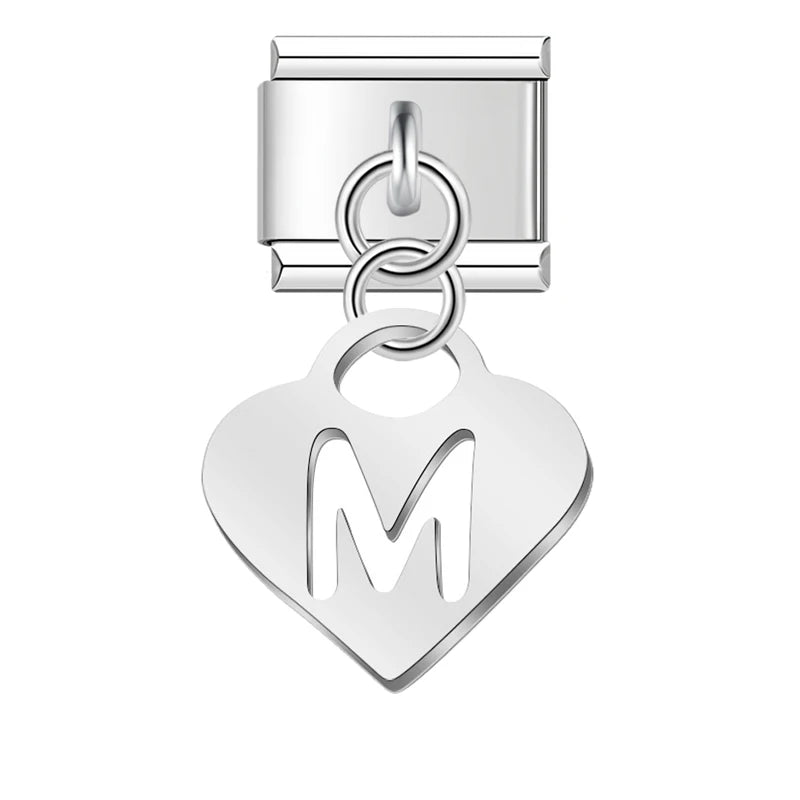 Bokstäver Silver-Hängande