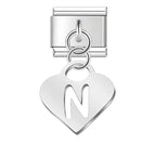 Bokstäver Silver-Hängande