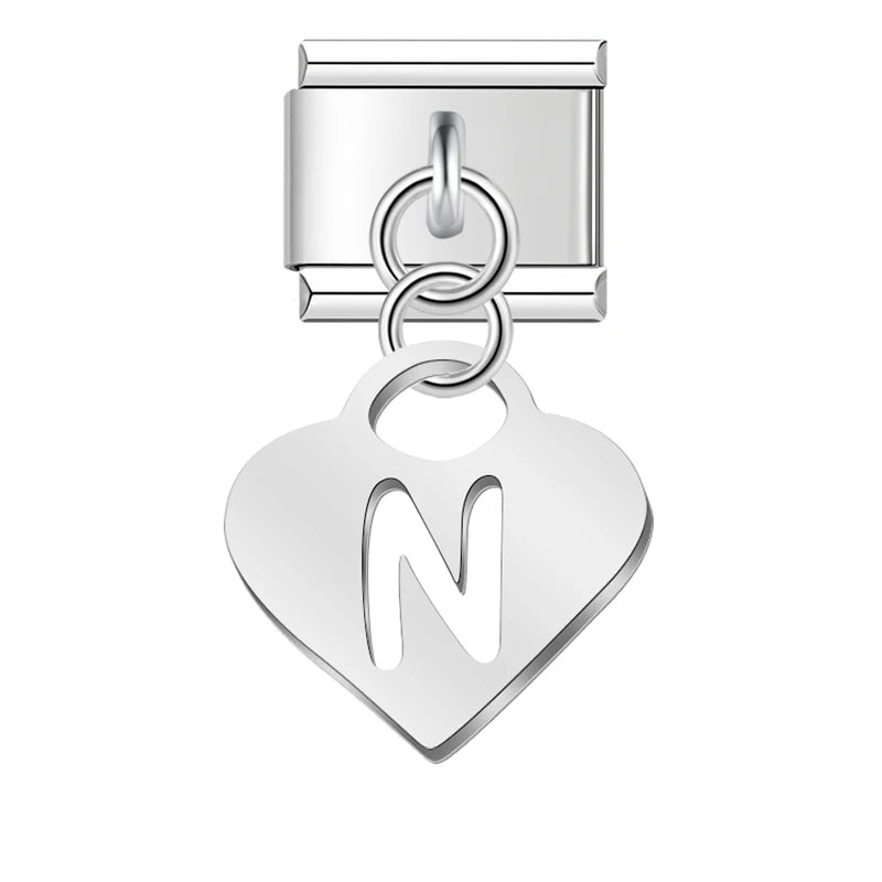 Bokstäver Silver-Hängande