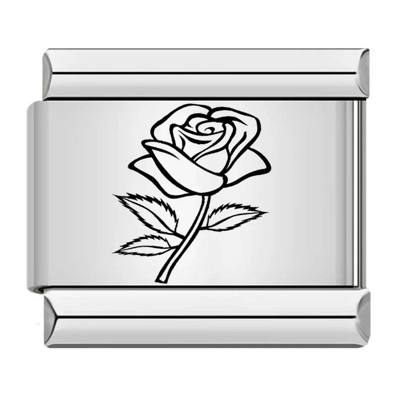 Laser Flower - Silver