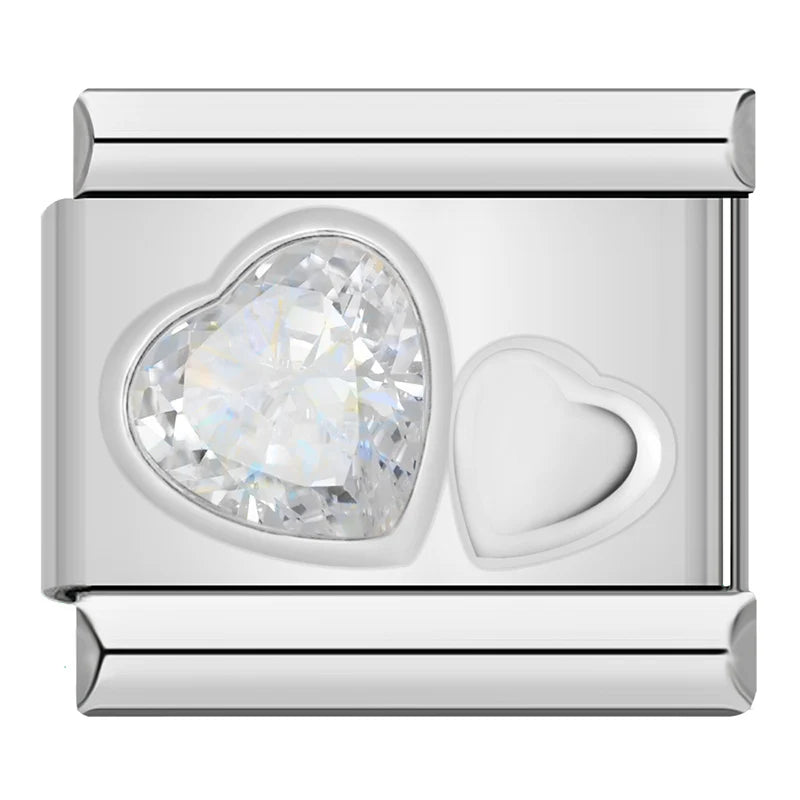 Color Heart - Silver