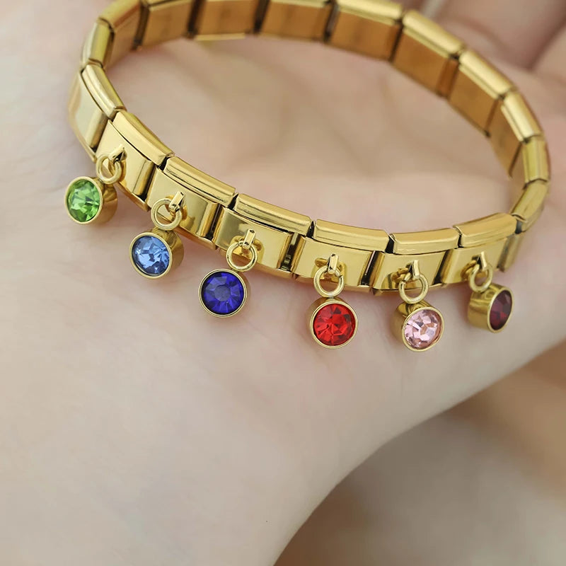 Month Stone Guld - hängande