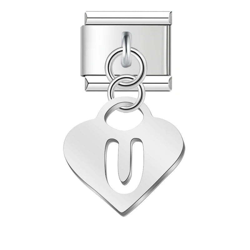 Bokstäver Silver-Hängande