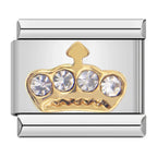Crown Stones - Guld Silver